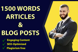 do article writing and publish it on your wordpress website