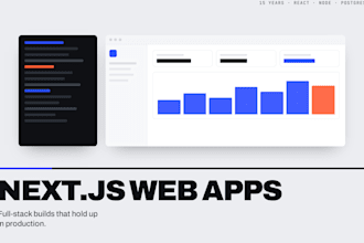 build your next js react web app with typescript, tailwind