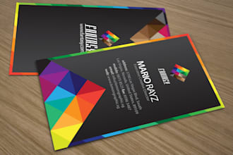 design outstanding business card in 24 hrs