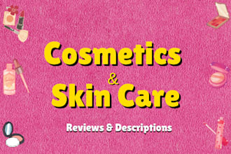 write for your skin care and cosmetic blog