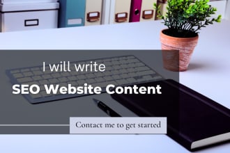 write SEO content for your website