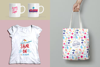 create cool designs for your merchandise set