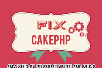 fix any kind of cakephp issues, bugs within 24 hours