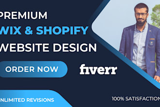 design a premium wix website