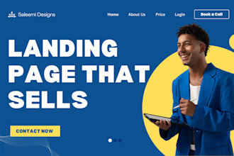 design a wordpress landing page
