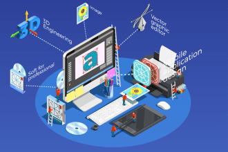 create professional website banner design and website header