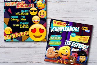 design an easy and funny invitation