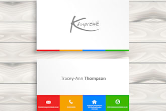 design stylish and professional business card