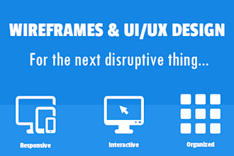 create a wireframe for a website with heuristic ux design