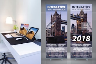 design vistaprint upload able retractable banners