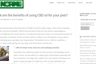 write a cbd article that sells