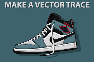 vectorize from image or hand drawing