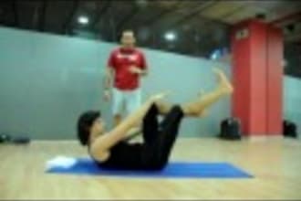 show you a pilates exercises series to get strong core and amazing abs