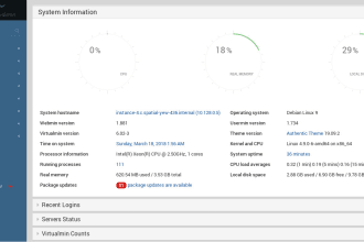 install webmin and virtualmin panel in your vps server