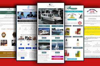 design editable responsive mailchimp email template,news letter,welcome template