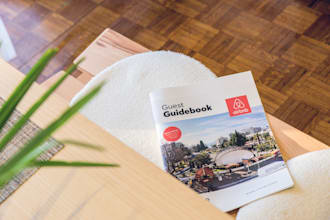 design a brand guideline, identity, book, or brand manual