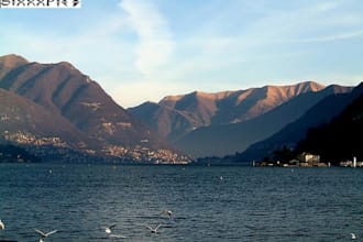 send you a postcard from como lake, italy