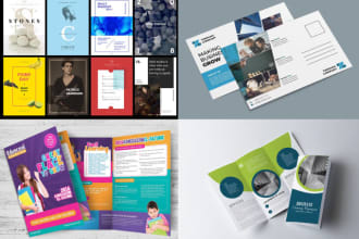 design attractive flyer, poster, bifold, trifold brochure,