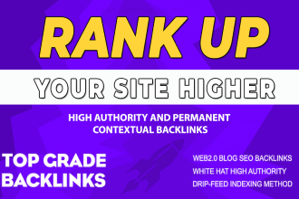 increase google ranking with premium high da white hat SEO backlinks