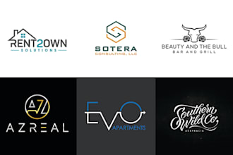 design flat and minimalist logo