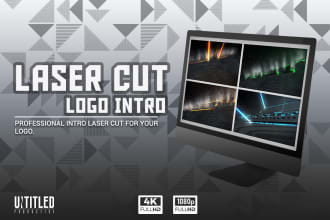 do a laser cut logo intro