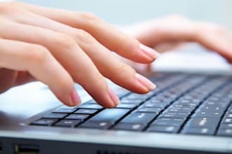 do any kind of typing job professionally