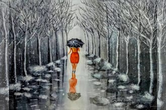 paint or illustrate any kind of artwork in water color