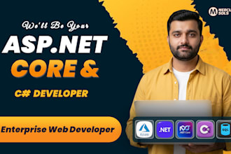 create database driven website with asp net core mvc, dot net