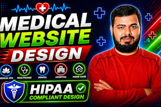 design medical, healthcare, spa, clinic, dental, hospital, home care website