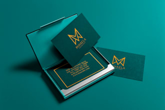 design professional business card and bonus