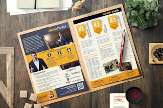 create professional speaker one sheet
