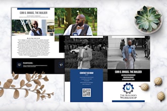create professional speaker one sheet