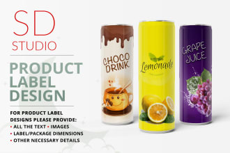 create custom designs for labels and packages