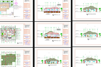 prepare set of detailed construction drawings