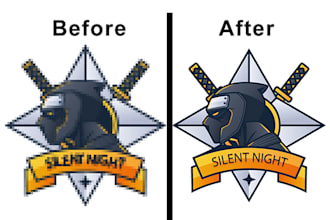 professional logo vector tracing and editing service