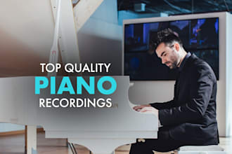 record piano and keyboards for any genre