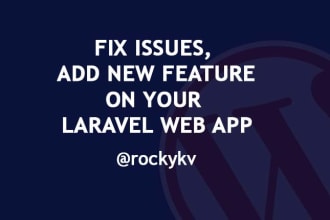 customize your website, web app in laravel
