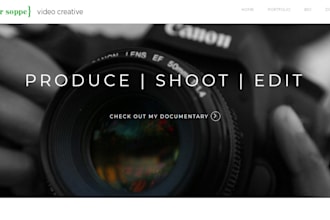 create one page portfolio