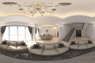 do 360 renders VR for interior