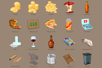 create unique icons, props, objects etc for your games