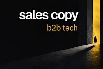 write sales copy for landing pages, sales pages, and funnels