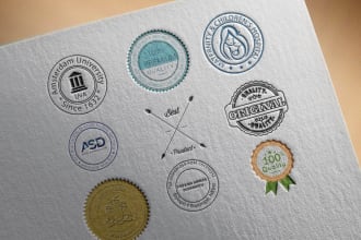 create awesome stamp or seal