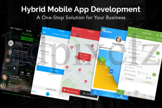 develop hybrid android and ios apps with react native