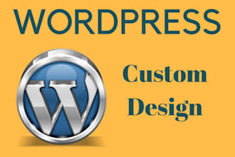 develop a wordpress website or wordpress design