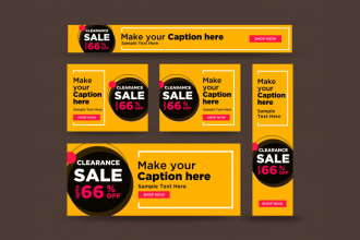 design a stunning static ad banner
