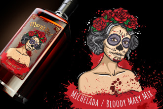 make professional packaging or label design in any style