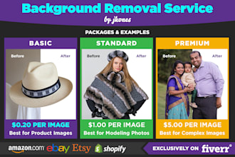 remove, change or edit backgrounds of images in 24 hours