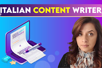 write for you in italian language