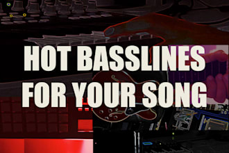 record awesome bassline for your song