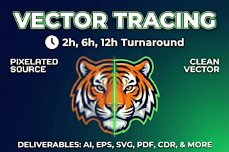 vector tracing, vectorize image, convert image to vector, vector logo quickly